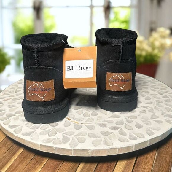 EMU Ridge Sophie Mini Winter Snow Suede Shearling Ankle Boot Size 7 NWT - Picture 6 of 11
